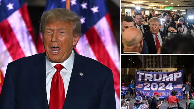 Donald Trump addresses New Jersey rally after historic Miami court appearance