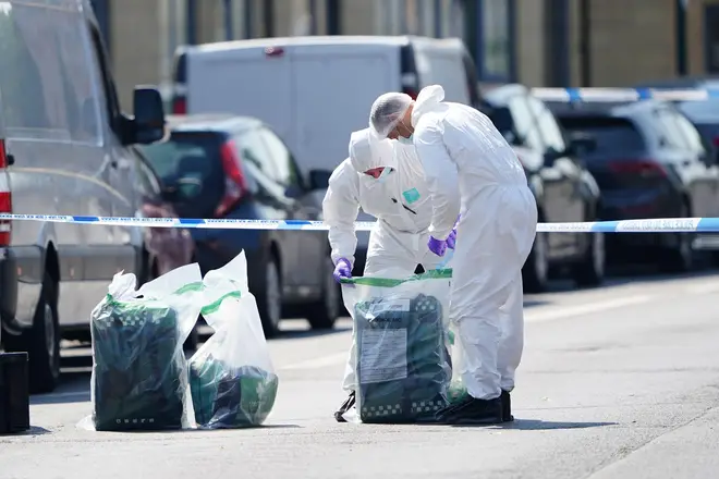 Forensics have combed through Nottingham's streets