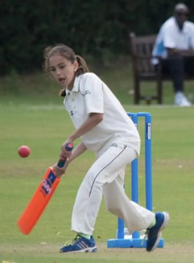 Grace captained a junior side of her local cricket club as a child