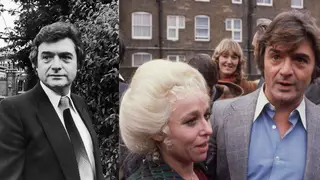 Ronnie Knight (l) and with Barbara Windsor (r)