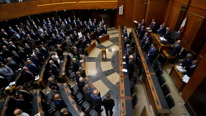 The Lebanese parliament