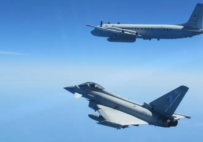 RAF intercepting Russian warplanes