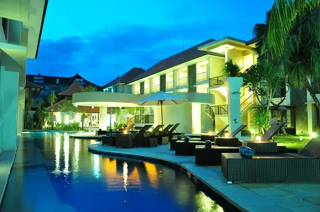 The incident took place in the Grand Barong Resort in Bali