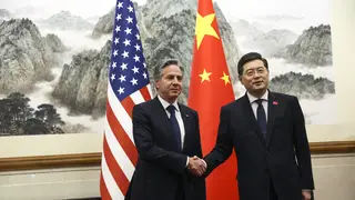 US Secretary of State Antony Blinken and Chinese Foreign Minister Qin Gang