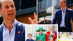 William during the opening of Centrepoint's Reuben House in London and at Buckingham Palace with his family.