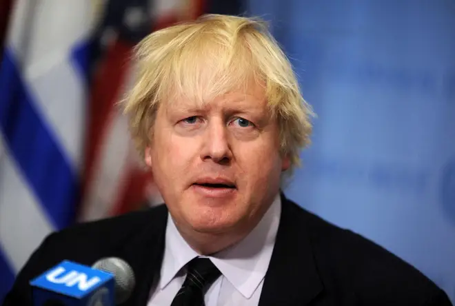 Boris Johnson quit over the report earlier this month