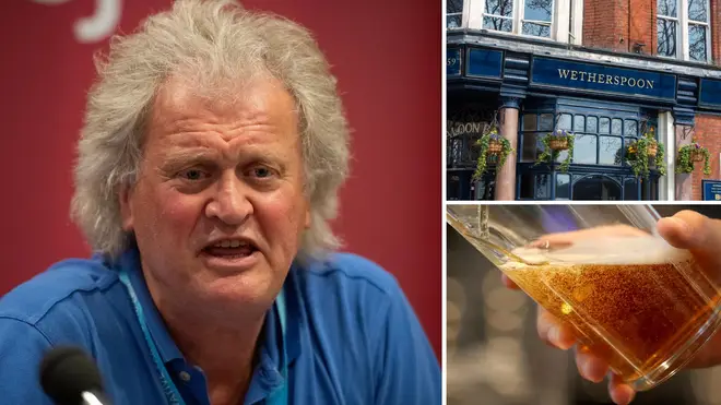 Tim Martin said there are "no limits" to how much pints could rise in price.