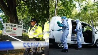 Police at the scene in Paddington where a 17-year-old was fatally stabbed