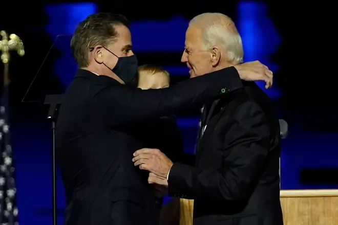 President Joe Biden with his son Hunter