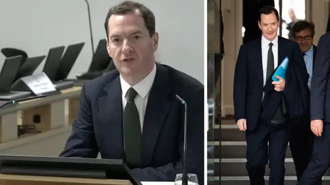 George Osborne who gave evidence at the Covid inquiry