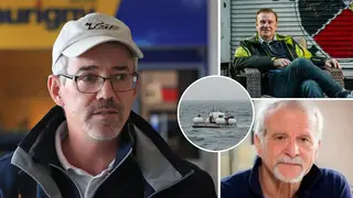 David Mearns (left) spoke to LBC about his two missing friends on the Titanic sub
