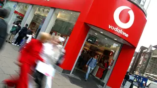 A Vodafone store