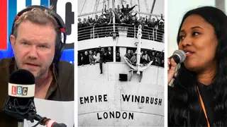 'Am I British yet?': Musician VV Brown tells James O'Brien how the Windrush generation has shaped her identity