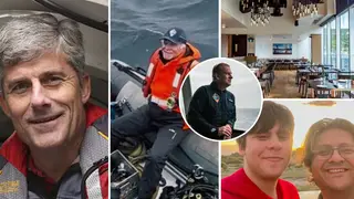A barista has described the crew's poignant final moments on land