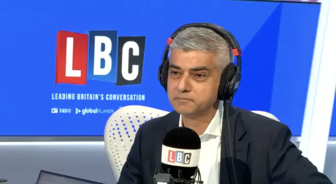The Mayor of London was speaking to LBC's James O'Brien