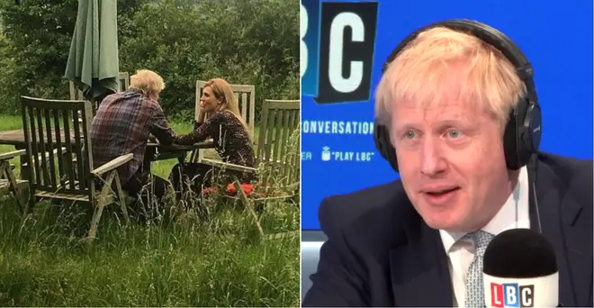 Boris Johnson refused to answer questions about this picture