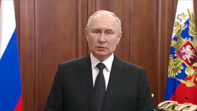 Putin launched a tirade against the private army, which briefly launched a full-scale coup against his rule