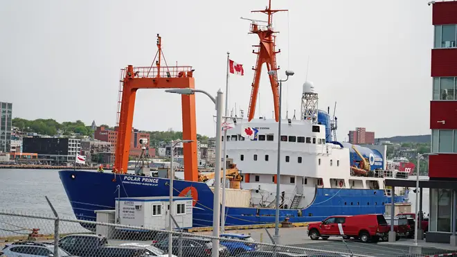 The support vessel will now be searched by Canadian investigators