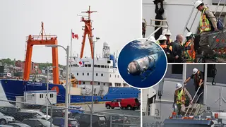 The support vessel will now be searched by Canadian investigators
