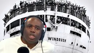 Caller and David Lammy get emotional about Windrush.