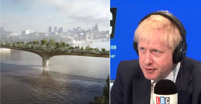 Boris Johnson made a claim about the Garden Bridge that LBC checked