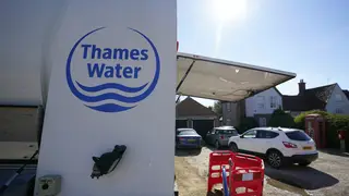 A Thames Water sign