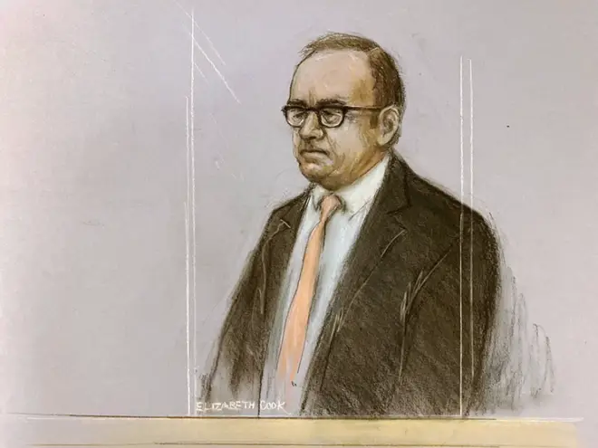 Kevin Spacey in court