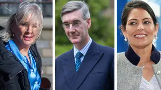 Nadine Dorries, Sir Jacob Rees-Mogg and Priti Patel have all been heavily criticised for 'improper pressure' over Partygate