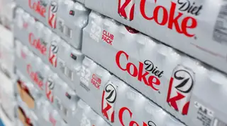 The artificial sweetener Aspartame is used in drinks such as Diet Coke