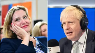 Amber Rudd was giving her views on Tory leadership hopeful Boris Johnson