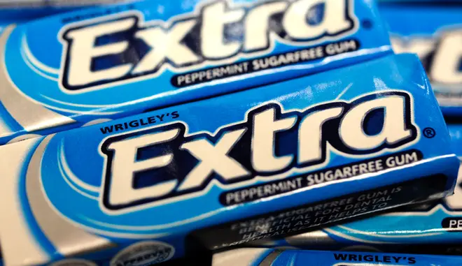 Aspartame is also found in Wrigley's extra gum
