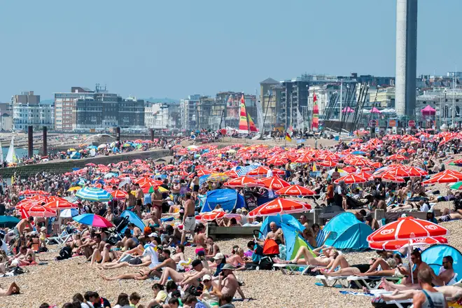 Britain could soon be basking in hot temperatures