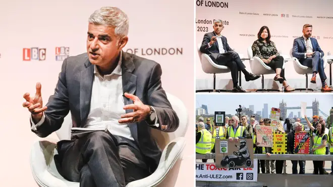 Sadiq Khan was grilled at LBC's State of London debate