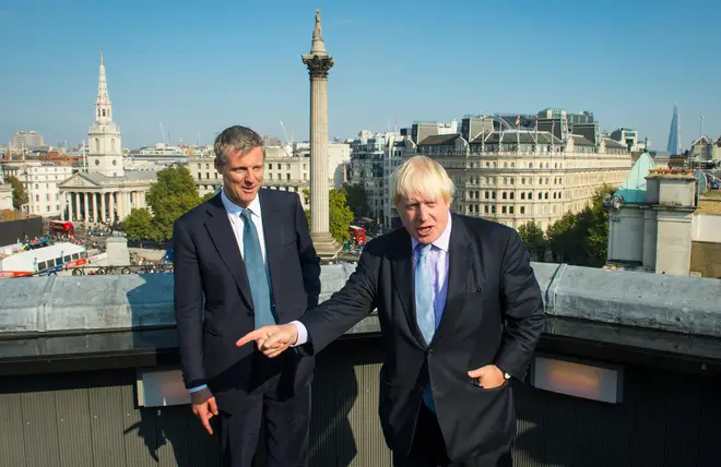 Zac Goldsmith and Boris Johnson