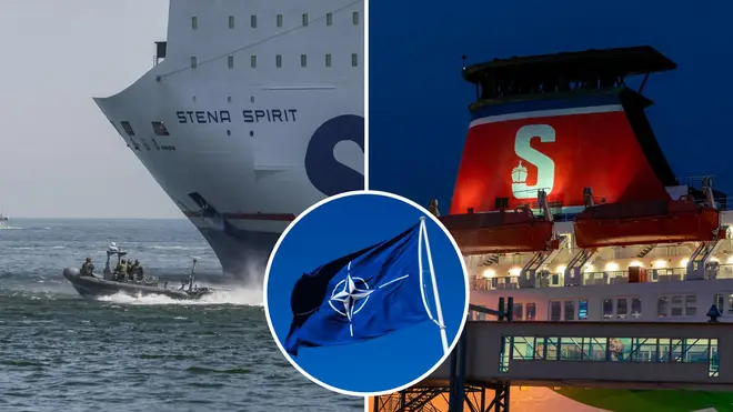 NATO was called in to assist as part of the search and rescue operation, with the pair airlifted to hospital in the Swedish city of Karlskrona before they were pronounced dead.