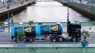 A Guinness truck