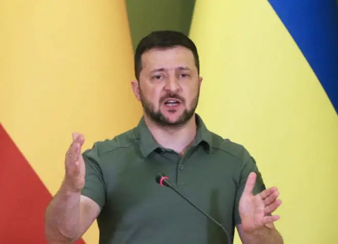 Volodymyr Zelenskyy has been pleading for F-16 fighter jets for some time