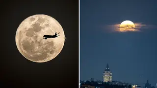 A supermoon occurs when the moon's orbit is closest (perigee) to Earth at the same time it is full, according to NASA