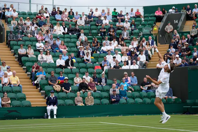 Wimbledon began again on Monday