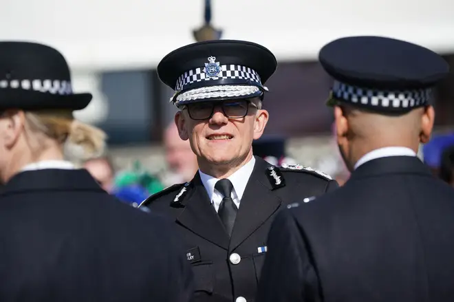 Met Police Commissioner Sir Mark Rowley