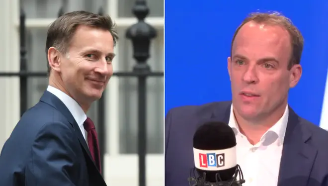 Dominic Raab said Jeremy Hunt would be the EU's preferred candidate