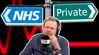 Right-wing politicians believe they should 'hold the reins of power' over the NHS, says James O'Brien
