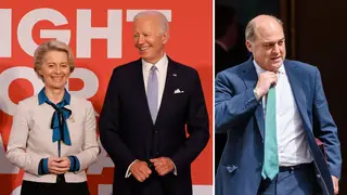 Joe Biden backs Ursula von der Leyen for Nato chief instead of Ben Wallace