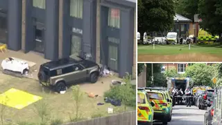 A 4x4 ploughed into a primary school in Wimbledon