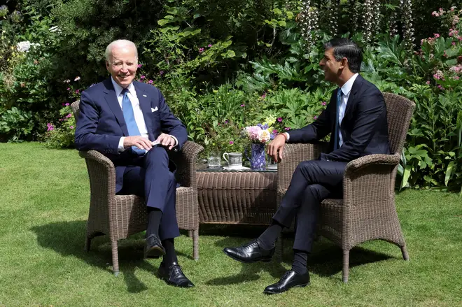Rishi Sunak Hosts The President Of The United States In Downing Street