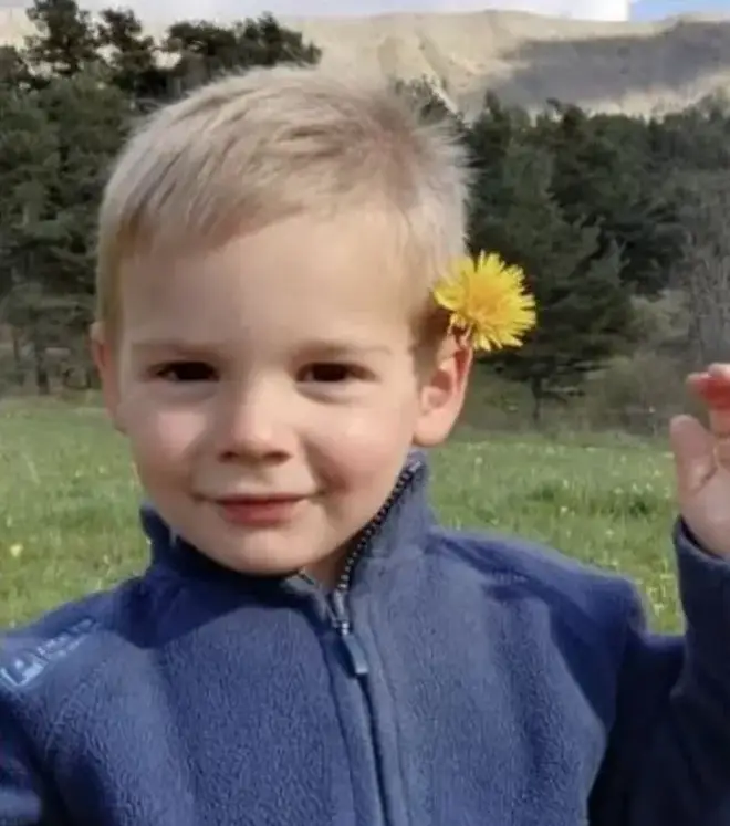 Émile, 2, went missing on Saturday afternoon in an Alpine village.