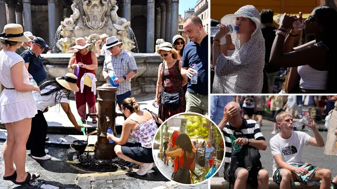 Scorching temperatures are sweeping Europe