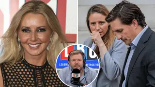 Carol Vorderman told James O’Brien that Jonny Mercer's wife has been ‘harassing me for months’