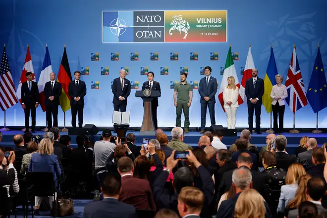 Day 2 of Nato summit in Vilnius, Lithuania