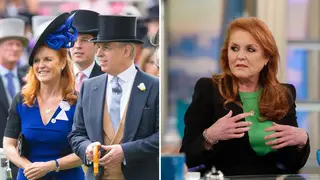 The Duchess of York opened up about Prince Andrew's handling of grief on a podcast.